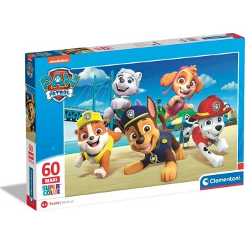 Clementoni Παιδικό Παζλ Maxi Supercolor Nickelodeon Paw Patrol 60 τμχ 1200-26591 8005125265916