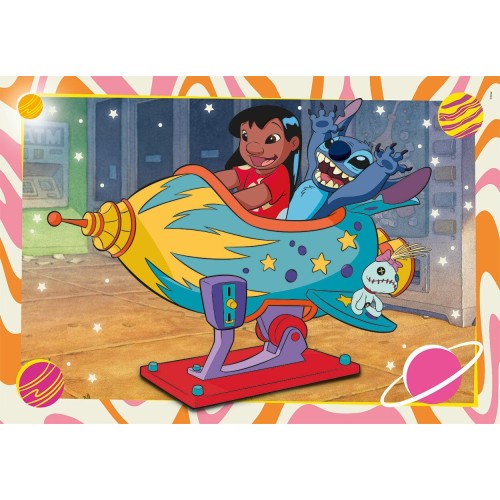Disney Stitch Clementoni Children's Super Color Disney Stich 2x60 pcs ...