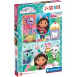 Clementoni Children's Super Color Dreamworks Gabbys Dollhouse 2x60 pcs 1200-24804 8005125248049