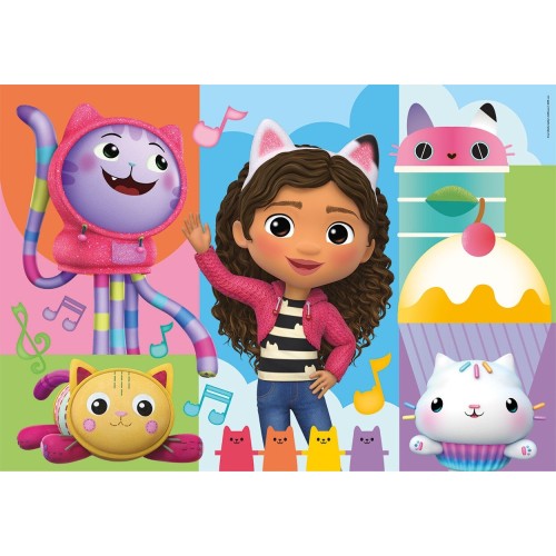 Clementoni Children's Super Color Dreamworks Gabbys Dollhouse 2x60 pcs ...