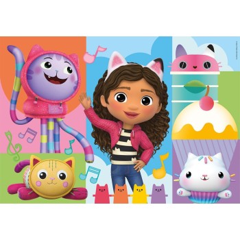Clementoni Παιδικό Παζλ Super Color Dreamworks Gabbys Dollhouse 2x60 τμχ 1200-24804 8005125248049