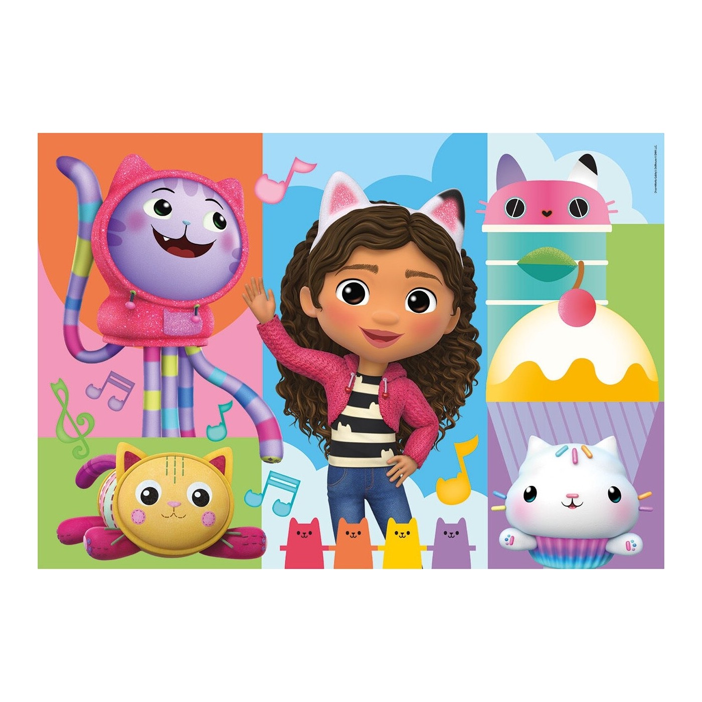 Clementoni Παιδικό Παζλ Super Color Dreamworks Gabbys Dollhouse 2x60 ...