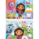 Clementoni Παιδικό Παζλ Super Color Dreamworks Gabbys Dollhouse 2x60 τμχ 1200-24804 8005125248049