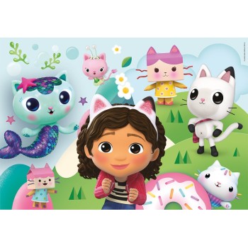 Clementoni Children's Super Color Dreamworks Gabbys Dollhouse 2x60 pcs ...