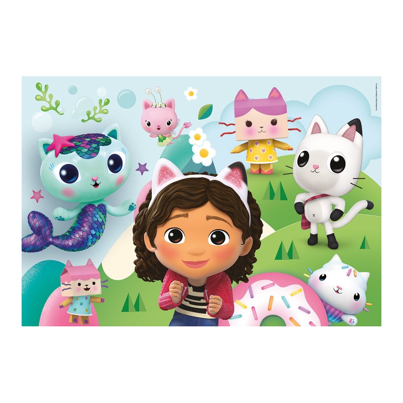 Clementoni Children's Super Color Dreamworks Gabbys Dollhouse 2x60 pcs ...