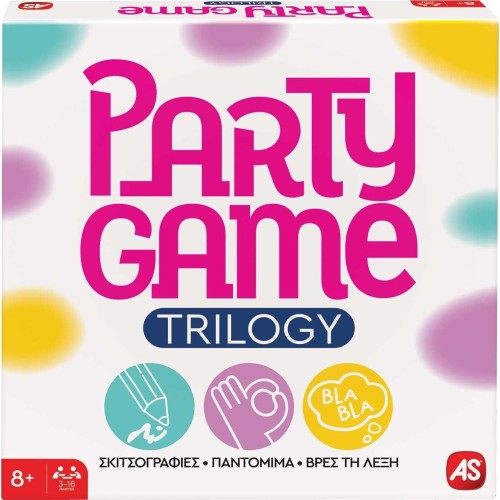 As company AS Games Επιτραπέζιο Παιχνίδι Party Game Trilogy Για Ηλικίες 8+ Χρονών Και 3-16 Παίκτες 1040-25148 5203068251482