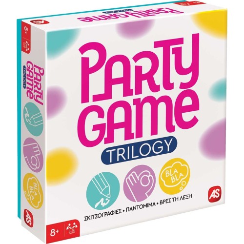 As company AS Games Επιτραπέζιο Παιχνίδι Party Game Trilogy Για Ηλικίες 8+ Χρονών Και 3-16 Παίκτες 1040-25148 5203068251482