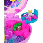 Mattel Polly Pocket Planet Polly Compact Playset With 1 Micro Doll And Pet Puppy, Travel Toy With Themed Accessories JFG56 / JCB
