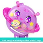 Mattel Polly Pocket Planet Polly Compact Playset With 1 Micro Doll And Pet Puppy, Travel Toy With Themed Accessories JFG56 / JCB