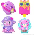 Mattel Polly Pocket Cozy Dreamland Lamb Compact Playset With 1 Micro Doll And Pet Unicorn, Travel Toy With Food & Styling Access