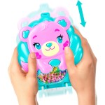Mattel Polly Pocket Glitter Island Compact Playset With 1 Micro Mermaid Doll And Ocean Pets, Travel Toy With Themed Accessories 