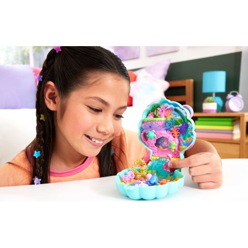 Mattel Polly Pocket Polly Mini - Ο Κοσμος Της Polly Σετακια 4 Σχεδια Glitter Island Compa JFG56 / JCB16 194735267057