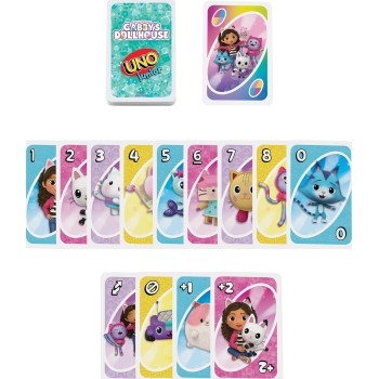 Mattel Uno Junior Gabbys Dollhouse JLH17 194735364114
