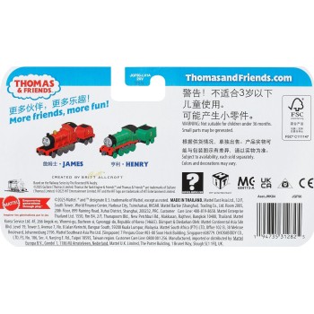 Mattel Thomas and Friends Thomas & Friends Classic James Met JHK84 / JGF90 194735312825