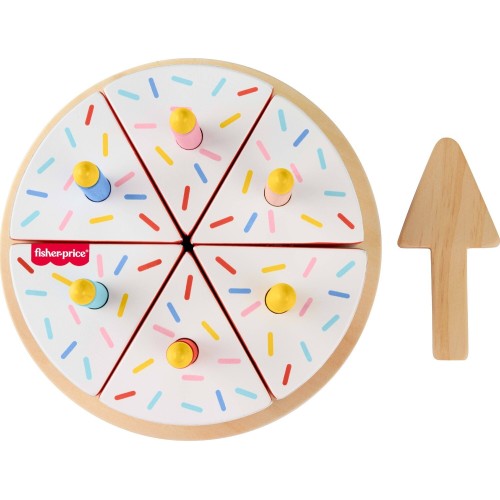 Mattel fisher-price ξύλινη τούρτα JGR82 194735321117