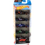 Mattel Hot Wheels 5-pack Race Team, Set of 5 Formula 1-themed 1:64 Scale Die-cast Toy Cars JGF58 194735312511