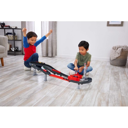 Mattel Hot Wheels Racing Formula 1 Sprint Race Circuit Track Set With 3 Die-cast Toy Cars in 1:64 Scale JDY15 194735291120