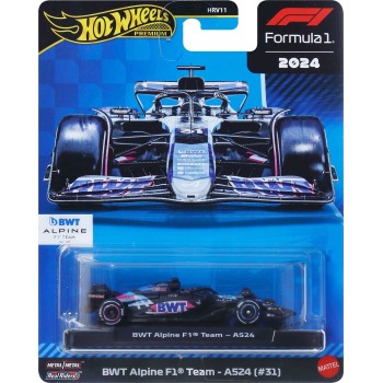 Mattel Hot Wheels 1:64 Scale Premium Die-cast Formula 1 Collectible Toy Race Car (styles May Vary) HRV11 / JBM09 194735263745