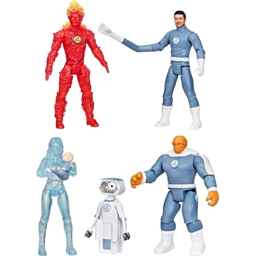 Hasbro Marvel Avengers Marvel Studios The Fantastic Four Epic World Of Action Marvels First Family G0982 5010996325389