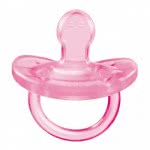 Chicco Πιπίλα Όλο Σιλικόνη Ροζ 0M+ C60-02711-11 8058664051854
