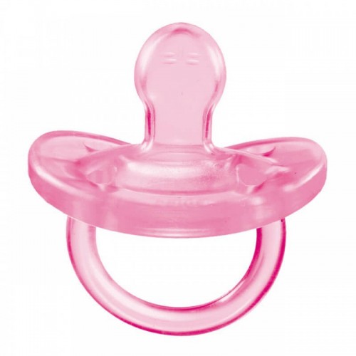 Chicco Πιπίλα Όλο Σιλικόνη Ροζ 0M+ C60-02711-11 8058664051854