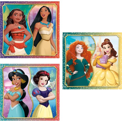 Clementoni Children's Super Color Disney Princess 3x48 pcs 1200-25064 ...