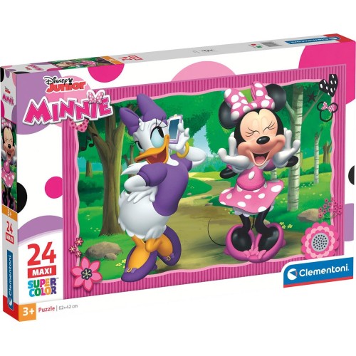Clementoni Disney Minnie Mouse Maxi Supercolor Disney Minnie 24 pcs Maxi Supercolor 1200-24091 8005125240913