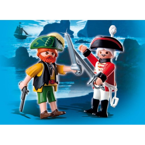 Playmobil Duo Πειρατής Και Βρετανός Ναυτικός 4127 4008789041272