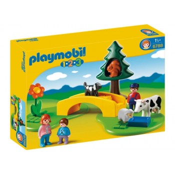 Playmobil Λιβάδι Με Γέφυρα Και Ζώα 6788 4008789067883