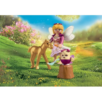 Playmobil Magic Unicorns Golden Unicorn Foal With Fairy 71844 4008789718440
