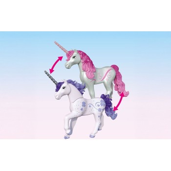 Playmobil Magic Unicorns Collectible Unicorn Lucky Lavender With Fairy 71843 4008789718433
