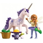 Playmobil Magic Unicorns Collectible Unicorn Lucky Lavender With Fairy 71843 4008789718433
