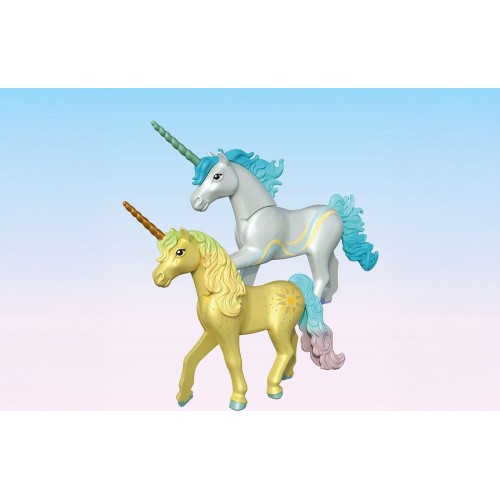 Playmobil Magic Unicorns Μονόκερος Με Γαλάζια Χαίτη & Νεράιδα 71842 4008789718426