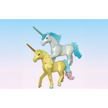 Playmobil Magic Unicorns Μονόκερος Με Γαλάζια Χαίτη & Νεράιδα 71842 4008789718426