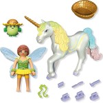 Playmobil Magic Unicorns Μονόκερος Με Πολύχρωμη Χαίτη & Νεράιδα 71840 4008789718402