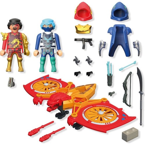 Playmobil Heroes Hero Drone Fight With Evil Ninja 71833 4008789718334