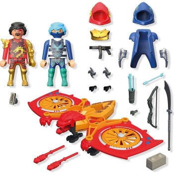Playmobil Heroes Hero Drone Fight With Evil Ninja 71833 4008789718334