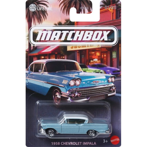 Mattel Matchbox Themed 1958 Chevrolet Impala 01/05 GGF12 / JCG43 194735270446