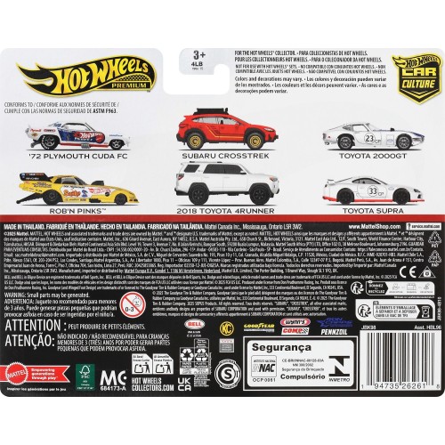 Mattel hot wheels hw συλλεκτικα αυτοκινητακια - σετ των 2 hw subaru crosstrek HBL96 / JBK98 194735262618