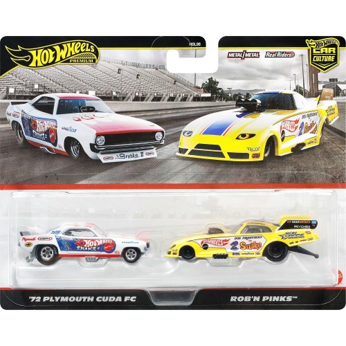 Mattel hot wheels hw συλλεκτικα αυτοκινητακια - σετ των 2 hw rob n pinks HBL96 / JBL01 194735262595