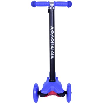 ΑΘΛΟΠΑΙΔΙΑ 3 -wheeled Scooter With Illuminated Base and Wheels - Blue 002.61215/BLU 9985777012993
