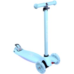 ΑΘΛΟΠΑΙΔΙΑ 3τροχο πατίνι scooter με φωτιζόμενη βάση και ροδάκια - μέντα 002.61215/MN 9985777012986