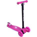 ΑΘΛΟΠΑΙΔΙΑ 3τροχο πατίνι scooter με φωτιζόμενη βάση και ροδάκια - φούξια 002.61215/FU 9985777013006