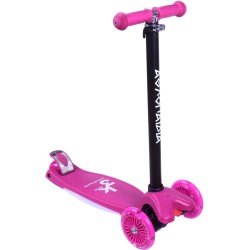 ΑΘΛΟΠΑΙΔΙΑ 3 -wheeled Scooter With Illuminated Base and Wheels - Fuchsia 002.61215/FU 9985777013006