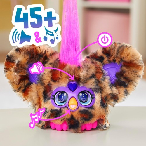 Hasbro Furby Furblets - Series 4 Collectible - Chee-Chee Cheetah Plush Toy F9703 / G1697 5010996303981
