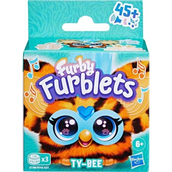 Hasbro Furby Furblet Ty-Bee  Plush Toy With 45+ Sounds And Music, Mini Collectible F9703 / G1700 5010996304018