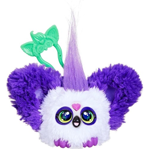 Hasbro furby furblets - series 4 collectible -  panda mini plush toy, purple F9703 / G1698 5010996303998