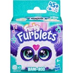 Hasbro furby furblets - series 4 collectible -  panda mini plush toy, purple F9703 / G1698 5010996303998