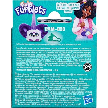 Hasbro furby furblets - series 4 collectible -  panda mini plush toy, purple F9703 / G1698 5010996303998