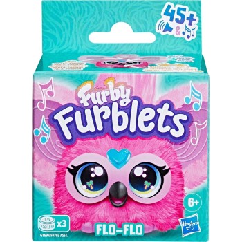 Hasbro Furby Furblets Flo-Flo Flamingo Mini Plush Toy, Cute Plush Toys F9703 / G1699 5010996304001